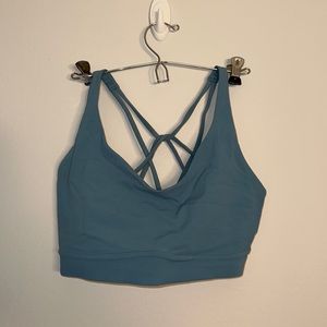 Athleta blue solace bra D-DD+